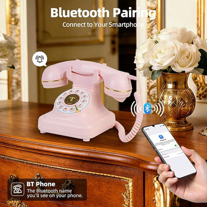 Retro BlueTooth Rotary Phone